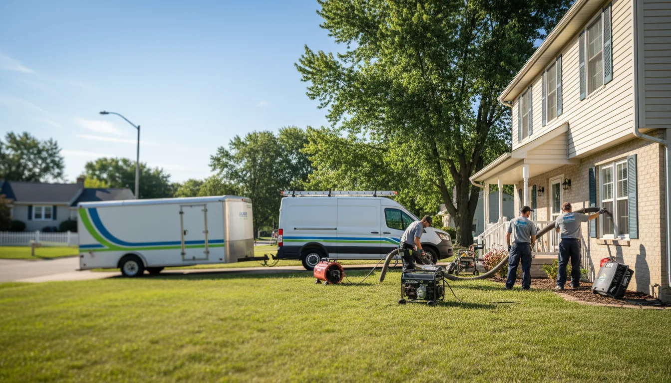 Flooded Basement Restoration And Cleanup With Repair in Erie, ND near me